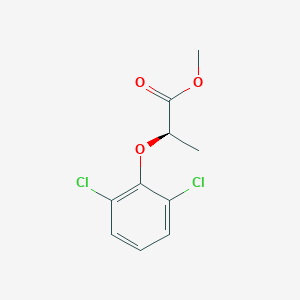 molecular formula C10H10Cl2O3 B13451362 (2R)-2-(2,6-Dichlorophenoxy)-propanoic Acid Methyl Ester 