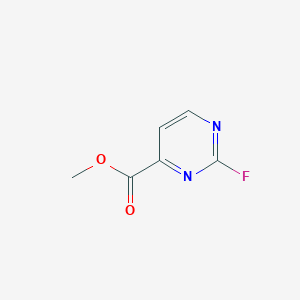 molecular formula C6H5FN2O2 B13451367 Methyl 2-fluoropyrimidine-4-carboxylate CAS No. 1785581-69-2