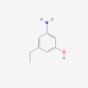 molecular formula C8H11NO B13451412 3-Amino-5-ethylphenol CAS No. 669091-99-0