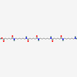 molecular formula C36H68N6O7 B13451463 6-[(34-Amino-8,13,22,27-tetraoxo-7,14,21,28-tetraazatetratriacont-1-yl)amino]-6-oxo-hexanoic Acid 