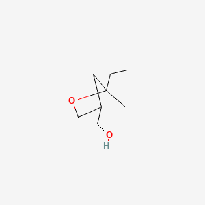 molecular formula C8H14O2 B13451577 {1-Ethyl-2-oxabicyclo[2.1.1]hexan-4-yl}methanol 