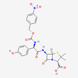molecular formula C24H24N4O9S B13451586 4-Nitrophenyl-methoxycarbonylamino Amoxicillin 