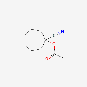 1-Cyanocycloheptyl acetate