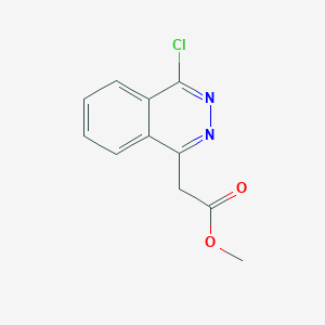 molecular formula C11H9ClN2O2 B13451720 Methyl 2-(4-chlorophthalazin-1-yl)acetate 