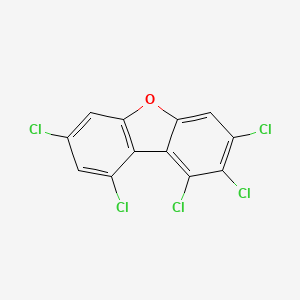 molecular formula C12H3Cl5O B1345175 1,2,3,7,9-Pentachlorodibenzofuran CAS No. 83704-53-4