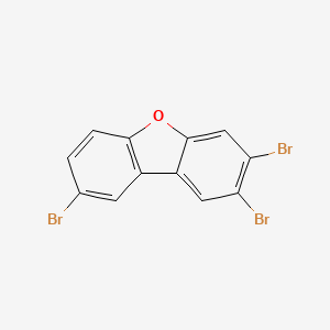 molecular formula C12H5Br3O B1345176 2,3,8-Tribromodibenzofuran CAS No. 84761-82-0