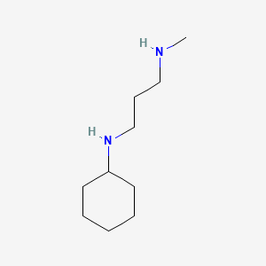 molecular formula C10H22N2 B1345179 N-Cyclohexyl-N'-methyl-1,3-propanediamine CAS No. 90853-13-7