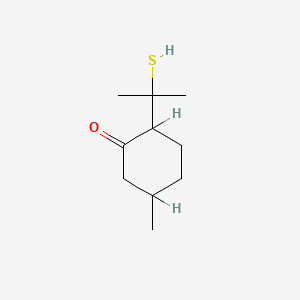 molecular formula C10H18OS B1345191 P-Mentha-8-thiol-3-one, trans- CAS No. 33281-91-3