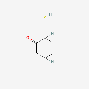 molecular formula C10H18OS B1345191 p-Mentha-8-thiol-3-one CAS No. 33281-91-3