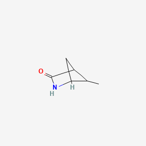 molecular formula C6H9NO B13451940 5-Methyl-2-azabicyclo[2.1.1]hexan-3-one 
