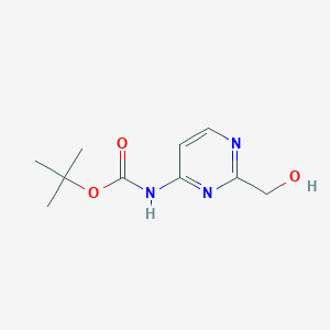 molecular formula C10H15N3O3 B13451979 Tert-butyl (2-(hydroxymethyl)pyrimidin-4-yl)carbamate 