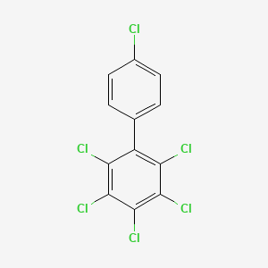 molecular formula C12H4Cl6 B1345199 2,3,4,4',5,6-Hexachlorobiphenyl CAS No. 41411-63-6