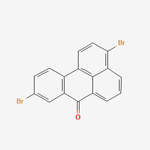 molecular formula C17H8Br2O B1345208 3,9-Dibromobenzanthrone CAS No. 81-98-1