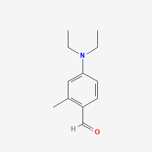 molecular formula C12H17NO B1345213 4-(Diethylamino)-2-methylbenzaldehyde CAS No. 92-14-8