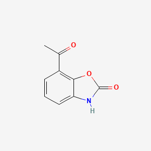 molecular formula C9H7NO3 B13452131 7-Acetyl-2,3-dihydro-1,3-benzoxazol-2-one 