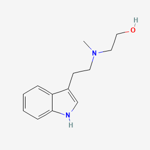 molecular formula C13H18N2O B13452144 N-Hydroxyethyl-N-methyl-tryptamine 