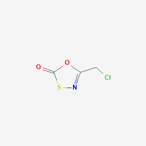 molecular formula C3H2ClNO2S B13452182 5-Chloromethyl-1,3,4-oxathiazol-2-one 