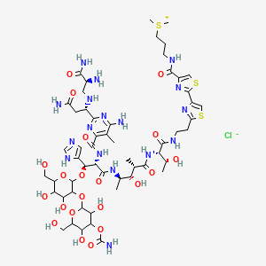 molecular formula C55H84ClN17O21S3 B1345234 Blocamicina CAS No. 49830-49-1