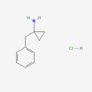 molecular formula C10H14ClN B1345237 1-Benzylcyclopropan-1-amine hydrochloride CAS No. 29812-94-0