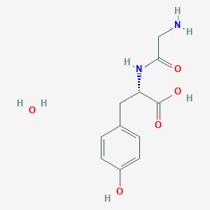 molecular formula C11H16N2O5 B1345238 Glycyl-L-tyrosine hydrate CAS No. 207300-83-2