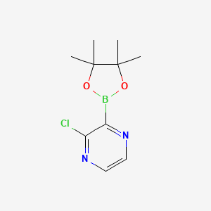molecular formula C10H14BClN2O2 B13452436 3-Chloropyrazin-2-ylboronic acid pinacol ester 