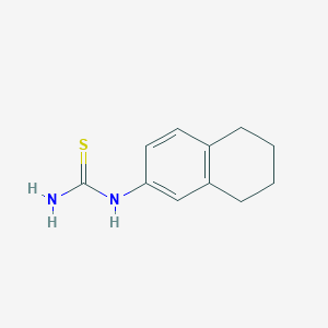 molecular formula C11H14N2S B13452724 (5,6,7,8-Tetrahydronaphthalen-2-yl)thiourea 
