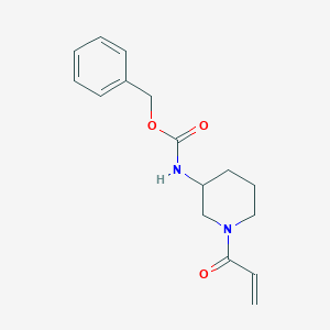molecular formula C16H20N2O3 B13452747 benzylN-[1-(prop-2-enoyl)piperidin-3-yl]carbamate 