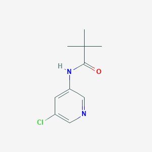 molecular formula C10H13ClN2O B1345276 N-(5-氯-吡啶-3-基)-2,2-二甲基-丙酰胺 CAS No. 879326-78-0