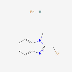 molecular formula C9H10Br2N2 B1345287 2-(溴甲基)-1-甲基-1H-苯并咪唑氢溴酸盐 CAS No. 934570-40-8
