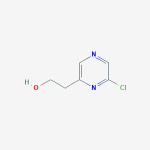 molecular formula C6H7ClN2O B13453022 2-(6-Chloropyrazin-2-yl)ethan-1-ol 