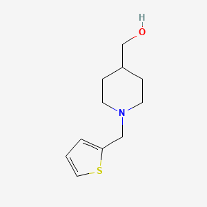 molecular formula C11H17NOS B1345304 [1-(噻吩-2-基甲基)哌啶-4-基]甲醇 CAS No. 926921-81-5