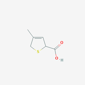 molecular formula C6H8O2S B13453050 4-Methyl-2,5-dihydrothiophene-2-carboxylic acid 