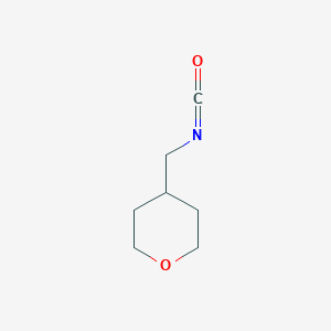 molecular formula C7H11NO2 B1345306 4-(Isocyanatomethyl)tetrahydropyran CAS No. 934570-48-6