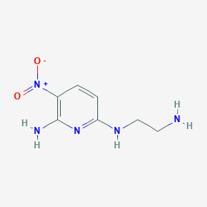 molecular formula C7H11N5O2 B134534 N6-(2-Aminoethyl)-3-nitro-2,6-pyridinediamine CAS No. 252944-01-7