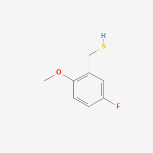 molecular formula C8H9FOS B1345342 (5-Fluoro-2-methoxyphenyl)methanethiol 