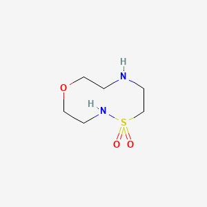 molecular formula C6H14N2O3S B13453430 1,5lambda6,4,8-Oxathiadiazecane-5,5-dione 