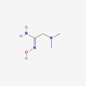 molecular formula C4H11N3O B1345350 (1Z)-2-(Dimethylamino)-N'-hydroxyethanimidamide CAS No. 67015-08-1