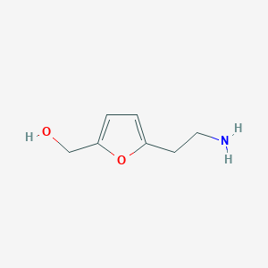 molecular formula C7H11NO2 B13453562 [5-(2-Aminoethyl)furan-2-yl]methanol CAS No. 910396-11-1