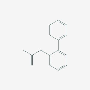 molecular formula C16H16 B1345371 3-(2-Biphenyl)-2-methyl-1-propene CAS No. 860770-58-7