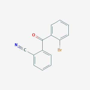 molecular formula C14H8BrNO B1345405 2-Bromo-2'-cyanobenzophenone CAS No. 746651-83-2