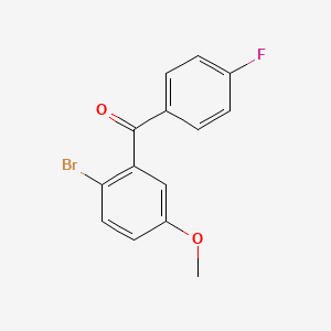 2-Bromo-4'-fluoro-5-methoxybenzophenone
