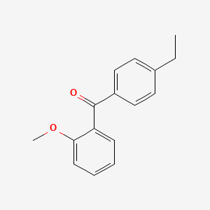 molecular formula C16H16O2 B1345408 4-Ethyl-2'-methoxybenzophenone CAS No. 82520-38-5