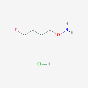 molecular formula C4H11ClFNO B13454101 O-(4-Fluorobutyl)hydroxylamine hydrochloride CAS No. 676525-71-6