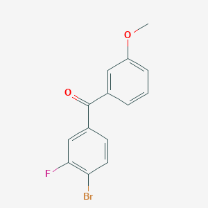 4-Bromo-3-fluoro-3'-methoxybenzophenone
