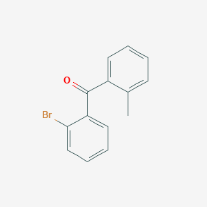 molecular formula C14H11BrO B1345434 2-Bromo-2'-methylbenzophenone CAS No. 294878-57-2