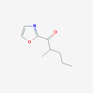 B1345440 2-(2-Methylvaleryl)oxazole CAS No. 898759-23-4