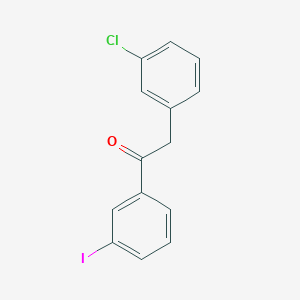 2-(3-Chlorophenyl)-3'-iodoacetophenone