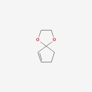 molecular formula C7H10O2 B1345462 1,4-Dioxaspiro[4.4]non-6-ene CAS No. 695-56-7