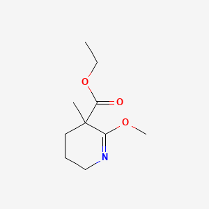 molecular formula C10H17NO3 B13454625 Ethyl 2-methoxy-3-methyl-3,4,5,6-tetrahydropyridine-3-carboxylate 