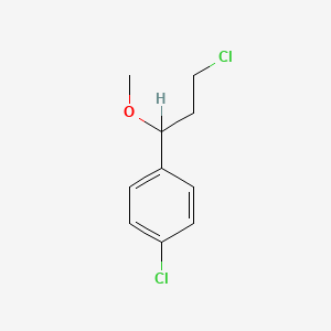 1-Chloro-4-(3-chloro-1-methoxypropyl)benzene